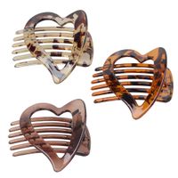 Women's Casual Lady French Style Heart Shape PC Hair Clip main image 8