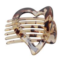 Women's Casual Lady French Style Heart Shape PC Hair Clip sku image 3