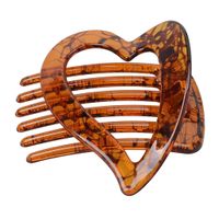 Women's Casual Lady French Style Heart Shape PC Hair Clip sku image 5