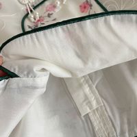 Chinoiserie Princess Flower Embroidery Bowknot Chiffon Girls Clothing Sets main image 8