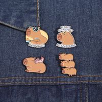 Cartoon Style Cowboy Style Letter Alloy Stamping Stoving Varnish Women's Brooches main image 4