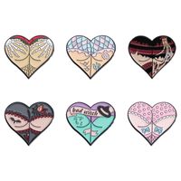 Cartoon Style Cute Cowboy Style Letter Heart Shape Alloy Stamping Stoving Varnish Women's Brooches main image 6