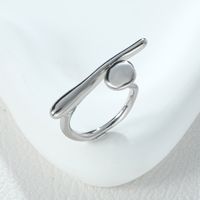 Glam Cute Solid Color Alloy Asymmetrical Women's Rings main image 6