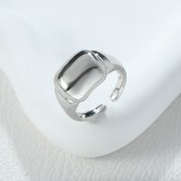 Glam Cute Solid Color Alloy Asymmetrical Women's Rings main image 5