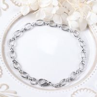 304 Stainless Steel Simple Style Classic Style Solid Color Bracelets main image 4