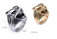 Hip-Hop Streetwear Crown 304 Stainless Steel Carving Men's Rings main image 9