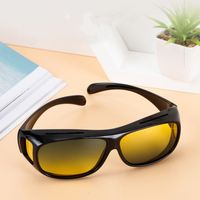 Punk Streetwear Solid Color Ac Square Full Frame Glasses main image 1