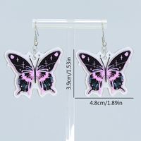 1 Pair Cute Vacation Sweet Butterfly Arylic Drop Earrings main image 2