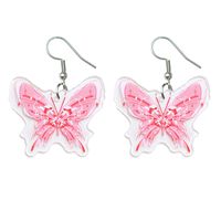 1 Pair Cute Vacation Sweet Butterfly Arylic Drop Earrings sku image 1