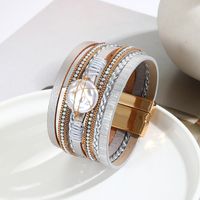 Estilo Étnico Estilo Clásico Circulo Cuero Sintético Trenza Mujeres Brazalete sku image 3