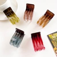 Women's Simple Style Gradient Color Plastic Hair Claws main image 1