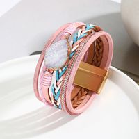 Estilo Étnico Estilo Clásico Circulo Cuero Sintético Trenza Mujeres Brazalete main image 2