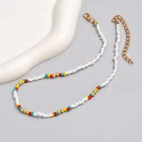 Wholesale Jewelry Casual Simple Style Geometric Beaded Seed Bead Plating Necklace main image 1