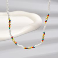 Wholesale Jewelry Casual Simple Style Geometric Beaded Seed Bead Plating Necklace main image 3