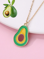 Casual Simple Style Avocado Alloy Wholesale Pendant Necklace main image 5