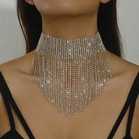 Bijoux En Gros Brillant Géométrique Alliage Strass Placage Incruster Collier sku image 1