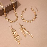 Copper Casual Simple Style Tassel Grain Jewelry Set main image 4