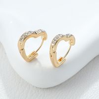 1 Pair Simple Style Classic Style Letter Asymmetrical Zinc Alloy Earrings main image 6