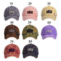 Unisex Hip-Hop Vintage Style Simple Style Letter Curved Eaves Baseball Cap main image 3
