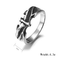 Cool Style Bat 304 Stainless Steel 18K Gold Plated Unisex Rings main image 2