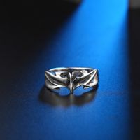 Cool Style Bat 304 Stainless Steel 18K Gold Plated Unisex Rings sku image 1