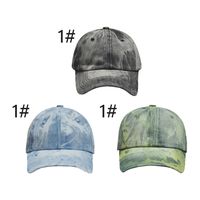 Unisex Vacation Roman Style Sports Tie Dye Curved Eaves Baseball Cap main image 3