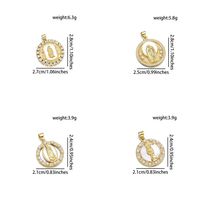 1 Piece 21 * 24mm 25 * 28mm 27 * 28mm Copper Zircon 18K Gold Plated Round Virgin Mary Polished Pendant main image 3