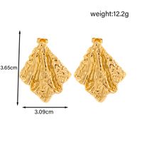 1 Pair IG Style French Style Simple Style Irregular Geometric Star 304 Stainless Steel 14K Gold Plated Ear Studs main image 2
