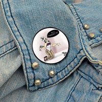 Casual Cute Modern Style Cartoon Letter Alloy Printing Unisex Brooches main image 8