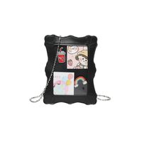 Women's Small Pu Leather Cartoon Solid Color Cute Zipper Crossbody Bag sku image 1