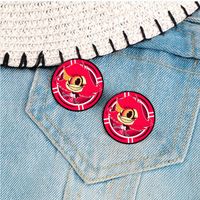 Casual Cute Modern Style Cartoon Alloy Printing Unisex Brooches main image 7