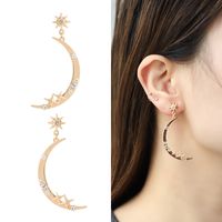 Basic Modern Style Classic Style Geometric Shell Alloy Plating Inlay Rhinestones Shell Women's Rings Earrings Necklace main image 5