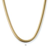 304 Stainless Steel 18K Gold Plated Simple Style Plating Solid Color Necklace sku image 7