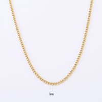 304 Stainless Steel 18K Gold Plated Simple Style Plating Solid Color Necklace sku image 6