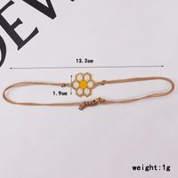 IG Style Casual Bohemian Letter Flower Glass Rope Beaded Knitting Women's Bracelets main image 3