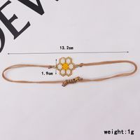 Style IG Décontractée Bohémien Lettre Fleur Verre Corde Perlé Tricot Femmes Bracelets main image 3