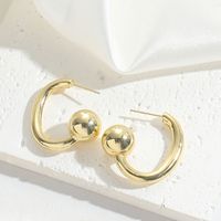 1 Pair IG Style Modern Style Geometric Twist Inlay Copper Zircon Hoop Earrings sku image 5