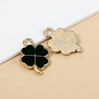 5 Pieces Alloy Gold Plated Color Block Pendant sku image 6