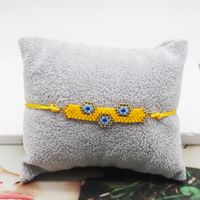 IG Style Retro Simple Style Geometric Devil's Eye Glass Rope Beaded Knitting Women's Bracelets main image 8