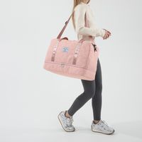 Frau Groß Tuch Einfarbig Basic Klassischer Stil Nähgarn Quadrat Reißverschluss Reisetasche main image 6