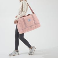 Frau Groß Tuch Einfarbig Basic Klassischer Stil Nähgarn Quadrat Reißverschluss Reisetasche sku image 4