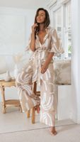 Women's Holiday Daily Streetwear Geometric Solid Color Full Length Printing Jumpsuits main image 4