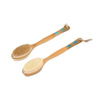 Simple Style Geometric Plastic Phyllostachys Pubescens Bath Brush main image 4