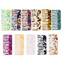 Simple Style Geometric Acetic Acid Sheets Hair Comb 1 Piece main image 1