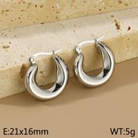 1 Pair Simple Style Geometric 304 Stainless Steel 18K Gold Plated Earrings Ear Studs sku image 6