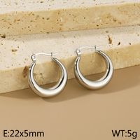 1 Pair Simple Style Geometric 304 Stainless Steel 18K Gold Plated Earrings Ear Studs sku image 5