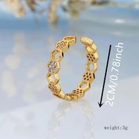 1 Pair Simple Style Classic Style Solid Color Plating Inlay Copper Zircon 18K Gold Plated Ear Studs main image 9
