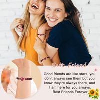 Cute MAMA Simple Style Heart Shape Volcanic Rock Copper Beaded Braid Mother'S Day Women's Bracelets main image 8