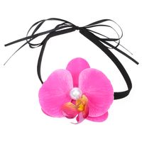 Wholesale Jewelry Simple Style Classic Style Flower Cloth Choker sku image 1