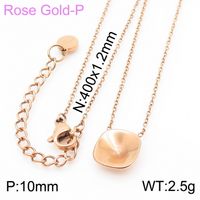 304 Stainless Steel 18K Gold Plated Basic Modern Style Classic Style Water Droplets Solid Color Earrings Necklace sku image 12